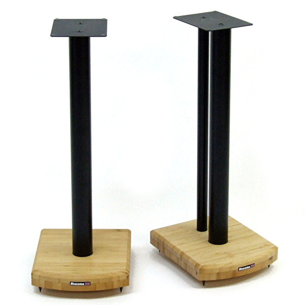 Atacama Moseco 6 Raf Tipi Hoparlör Standı Çift (Naturel Bamboo, Satin Black)